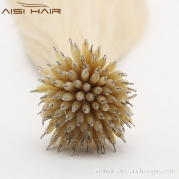 Aisi Hair 100% Cheap Indian Human Hair Bundles Nano Ring Hair Extensions